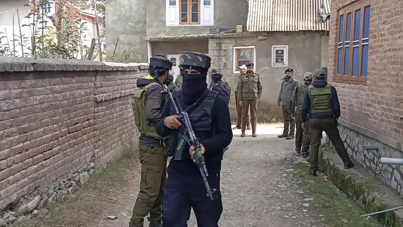 10 Suspects Detained in Kashmir Terror Module Crackdown