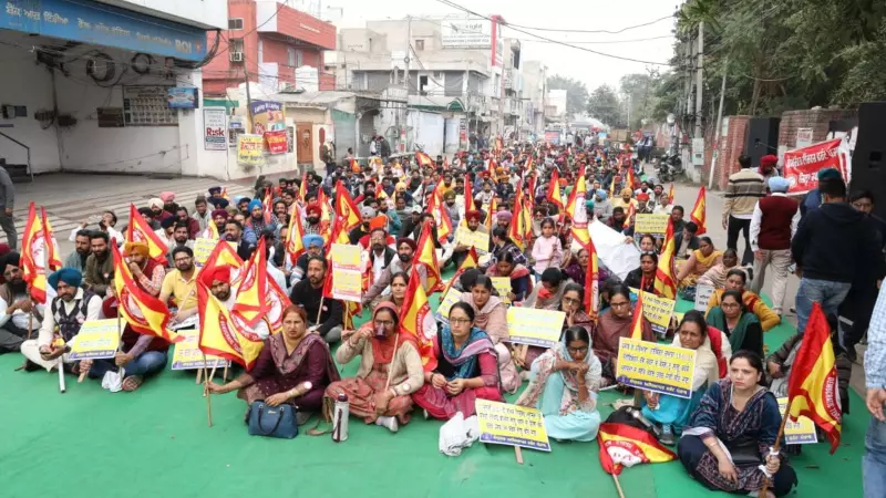 15 Punjab Teachers' Unions Protest Over Poll Duty Harassment, Demand Compensation