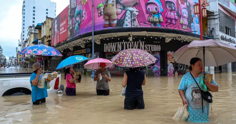 33 Dead as 'Once-in-300-Years' Rain Floods Thailand & Malaysia