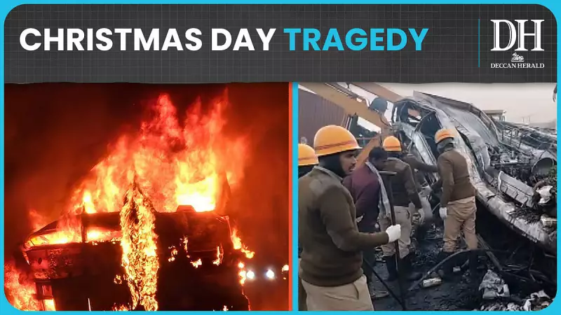 5 Killed, 21 Injured in Horrific Bus Fire Accident on Karnataka Highway