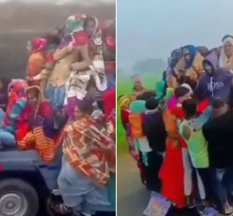 60 Passengers in 1 Jeep: Rajasthan's Shocking Road Safety Scandal