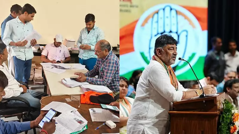 61.55 Lakh Census Forms Undistributed as D.K. Shivakumar Considers Resignation