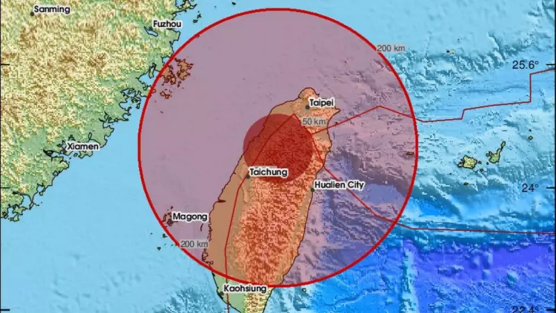 6.7 Magnitude Earthquake Strikes Taiwan, Tremors Felt in Coastal China