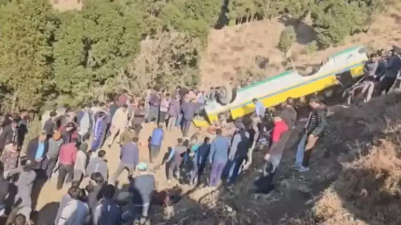 8 Dead, 5 Injured as Private Bus Plunges Downhill in Himachal's Sirmaur