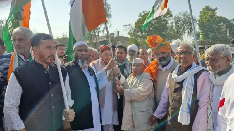 99-Year-Old Socialist Pandit Ramkishan Backs Brijendra Singh's Sadbhav Yatra in Haryana