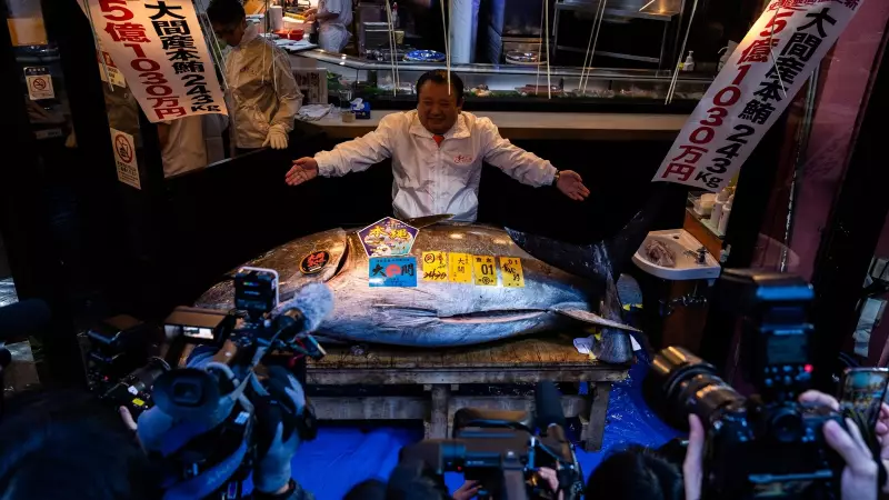 A Bluefin Tuna Sells for Record ₹28 Crore at Tokyo's First Auction of 2025
