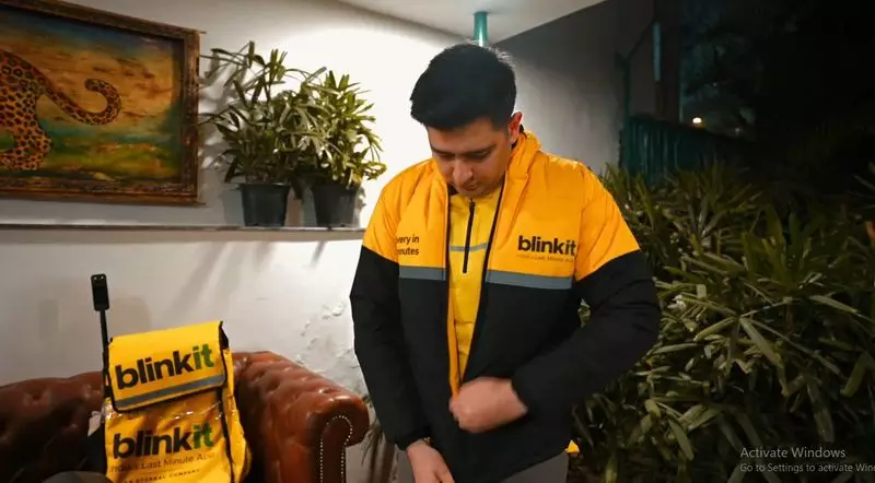 AAP MP Raghav Chadha Works as Blinkit Delivery Agent, Advocates for Gig Workers