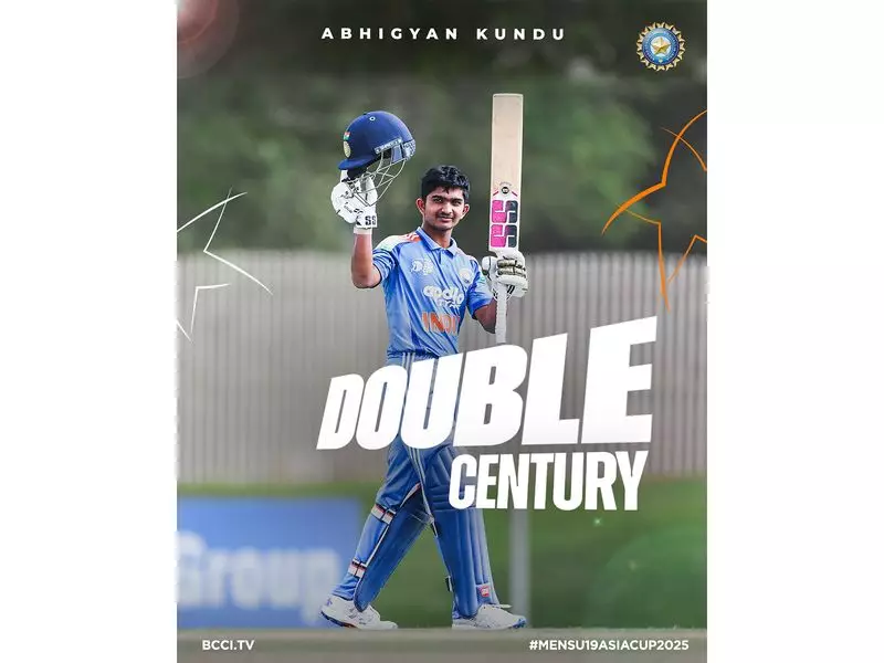 Abhigyan Kundu's Stunning 211* Powers India U19 to 408 vs Malaysia
