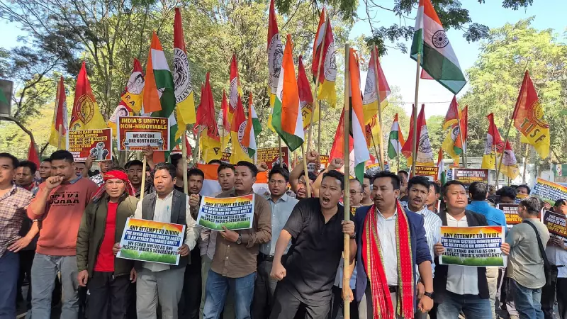 Agartala Protests Erupt After Bangladesh Official's Alleged Anti-India Remarks