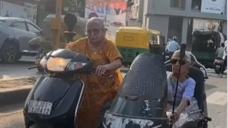 Ahmedabad's 87-Year-Old 'Biker Dadi' Rides Scooter Sholay-Style