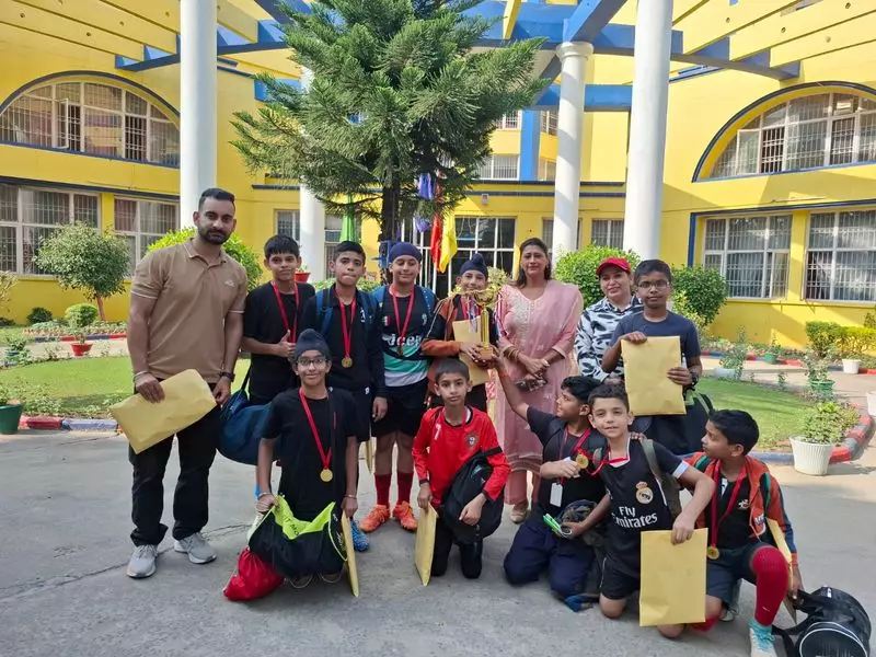 AKSIPS-65 Mohali Football Stars Shine: Young Champions Dominate Inter-School Tournament
