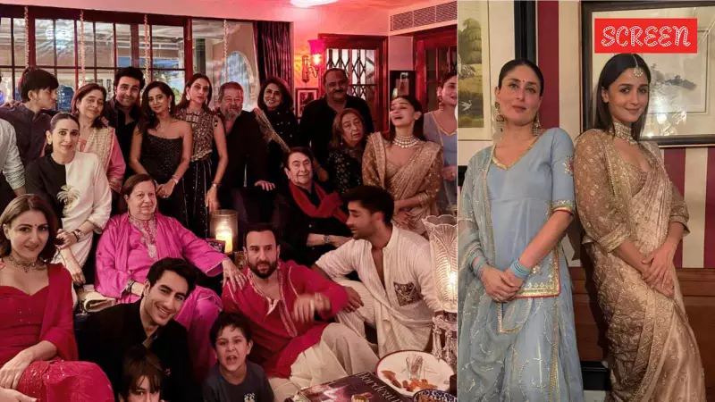 Alia Bhatt & Kareena Kapoor's Diwali Glow Steals the Show at Kapoor Family Bash | Exclusive Pics
