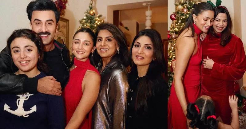 Alia Bhatt Shares Festive 2025 Christmas Photos Featuring Raha & Family