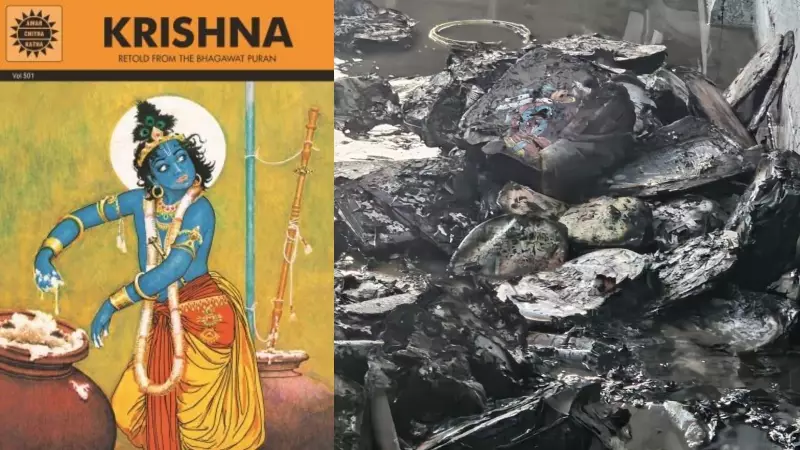 Amar Chitra Katha Tragedy: Hand-Drawn Krishna Sketches Lost Forever in Mumbai Warehouse Fire
