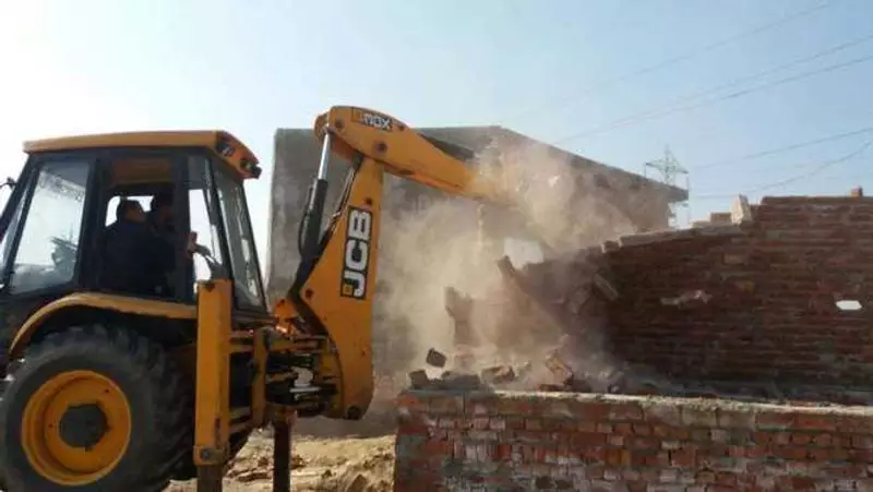 Amritsar Cracks Down on Drug Trade: Bulldozers Demolish Peddler's Property in Bold Anti-Narcotics Move