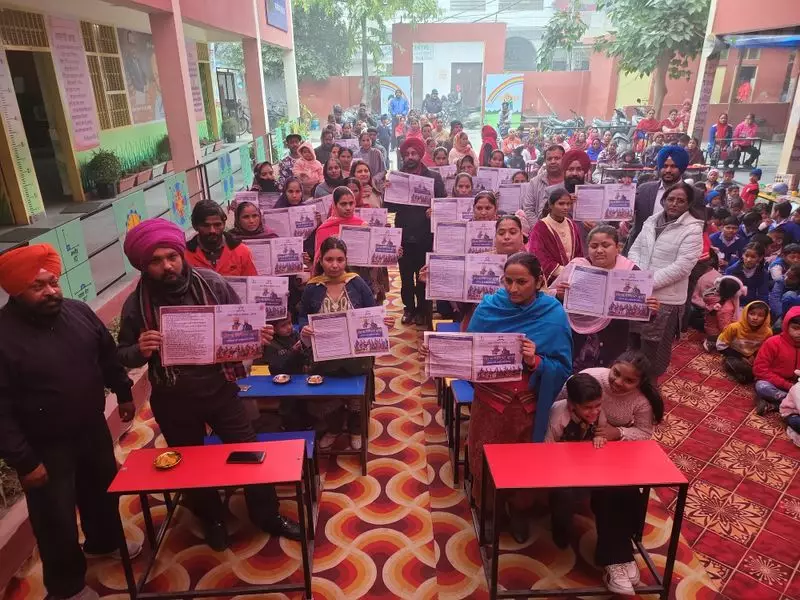 Amritsar Mega PTM: 15,000 Parents Focus on Attendance & Emotional Health