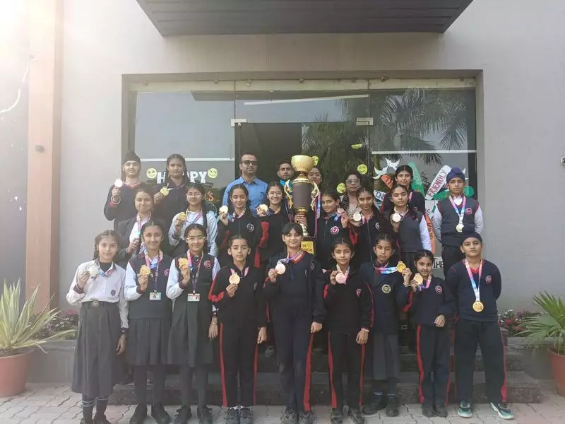 Amritsar School Kids Win 57 Medals in Karate Championship