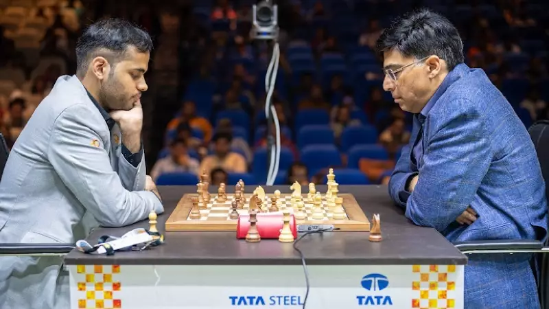 Anand vs Arjun: Kolkata Witnesses Chess Thriller at Tata Steel India Rapid & Blitz