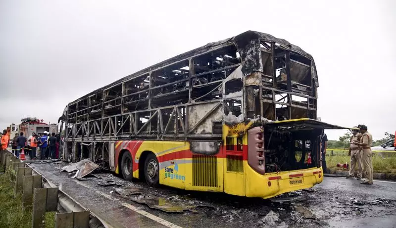 Andhra Pradesh Bus Inferno: Shocking Police Report Reveals Both Motorcyclists Were Intoxicated