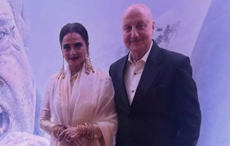 Anupam Kher Meets Rekha, Calls Her 'Eternal Beauty' in Heartfelt Post