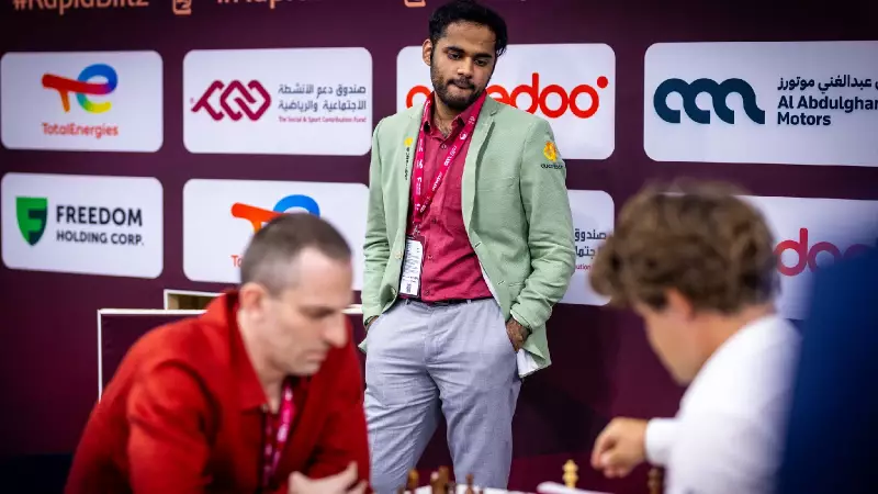 Arjun Erigaisi Stuns Magnus Carlsen in World Blitz Chess Championship