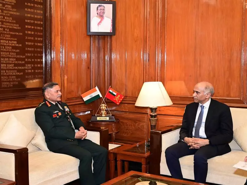 Army Chief Gen Upendra Dwivedi, Ambassador Harish Discuss India's UN Peacekeeping Role