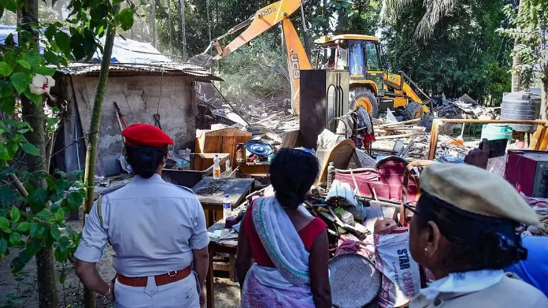 Assam Forest Eviction: Bulldozers Demolish Houses in Goalpara Reserve