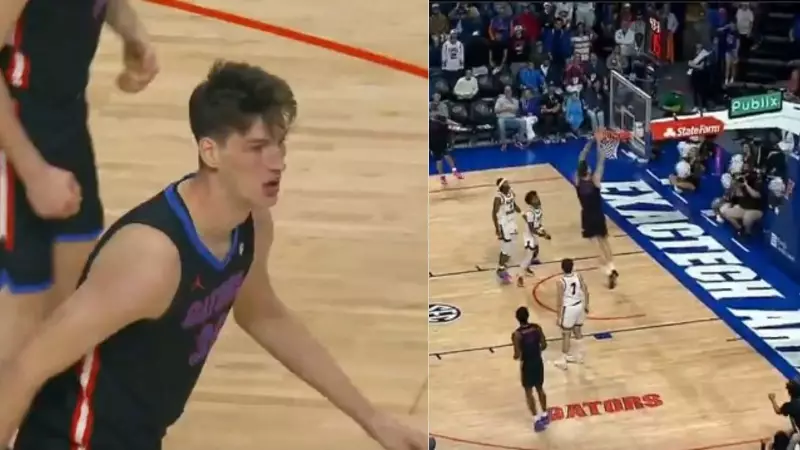 At 7'9", Olivier Rioux Becomes Tallest Slam-Dunker in US College Basketball History