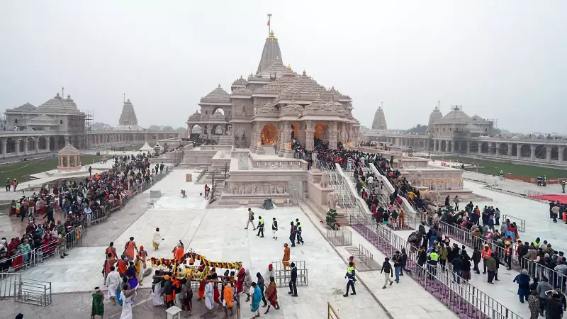 Ayodhya Ram Mandir Marks Pran Pratistha Dwadashi with Rajnath Singh as Yajman