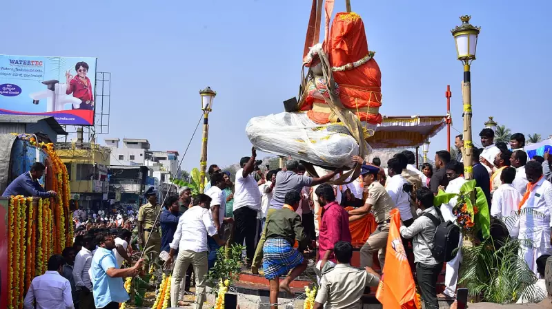 Ballari's Second Valmiki Statue Sparks Violence, Inauguration in Doubt