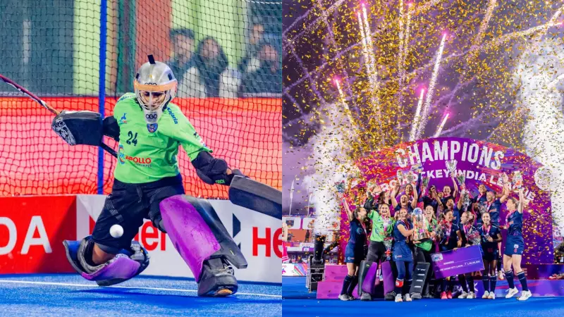 Bansari Solanki's Heroics Secure SG Pipers' Women's HIL Title in Thrilling Shootout
