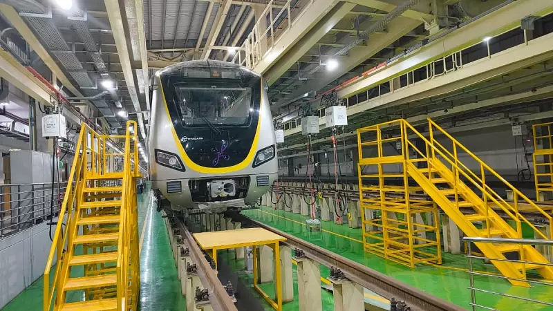 BEML to Supply 6 New Trains for Namma Metro's Yellow Line by 2026