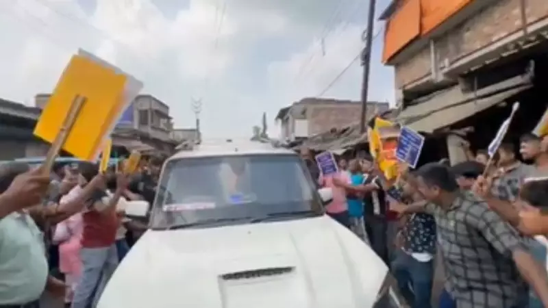 Bengal Political Clash Escalates: Suvendu Adhikari's Car Allegedly Attacked, TMC Blames Public Fury