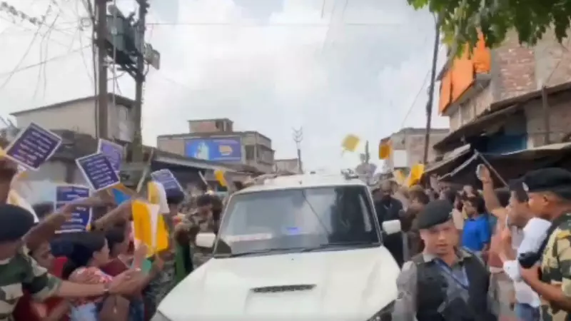 Bengal Political Clash: Suvendu Adhikari's Convoy Attacked, TMC Calls It 'People's Anger' | Kolkata News
