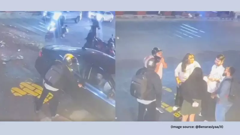 Bengaluru Horror: Drunk Driver's Skoda Crashes into Indiranagar Restaurant, Video Goes Viral