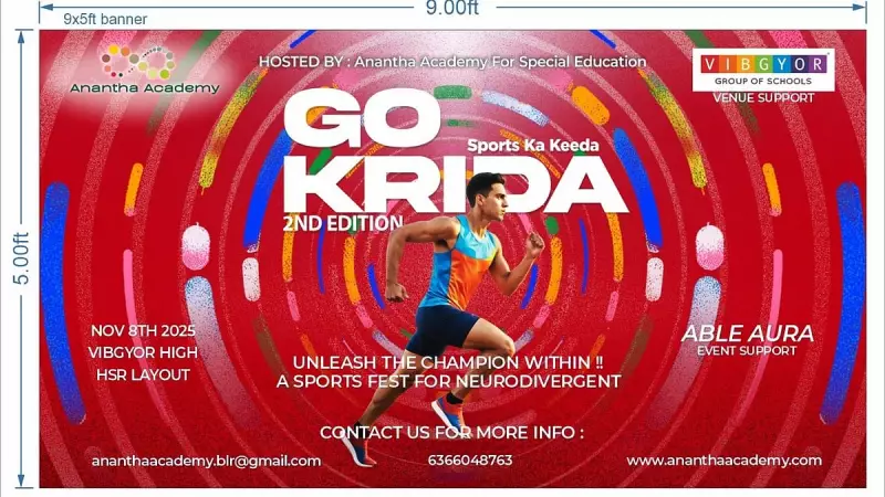 Bengaluru Hosts Inclusive Sports Fest for Children with Disabilities This Saturday