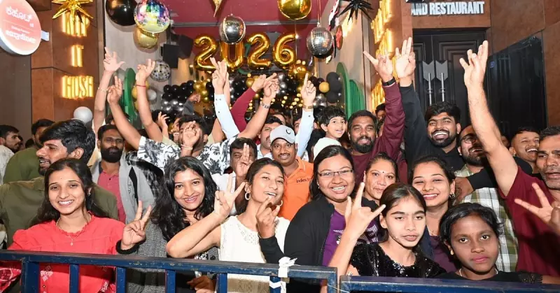 Bengaluru Rings in 2026 with Massive Crowds and Tight Police Security