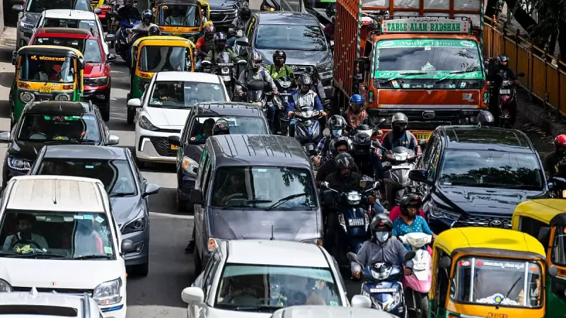 Bengaluru Traffic Snarls Deepen as Metro Work Cripples Key Junctions