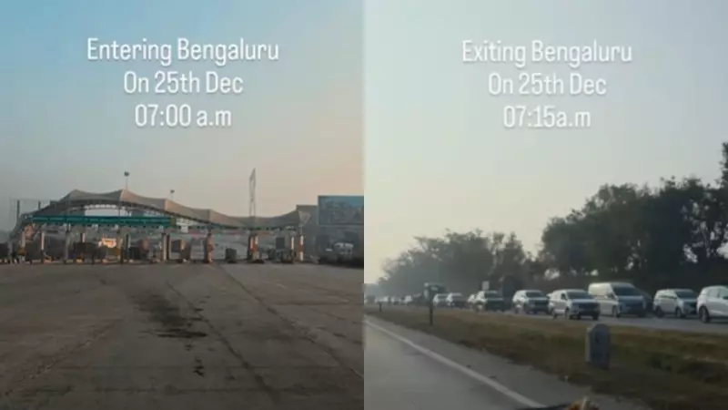 Bengaluru's Christmas Traffic Paradox: Viral Video Shows Stark Contrast on Nice Road