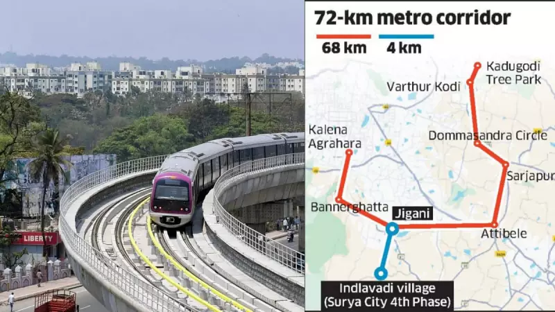 Bengaluru's Metro Mega-Project: 72-Km Route with 50 Stations to Transform City Connectivity