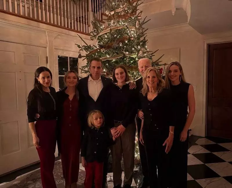 Biden's Christmas Photo Sparks Debate: Where's Trump?