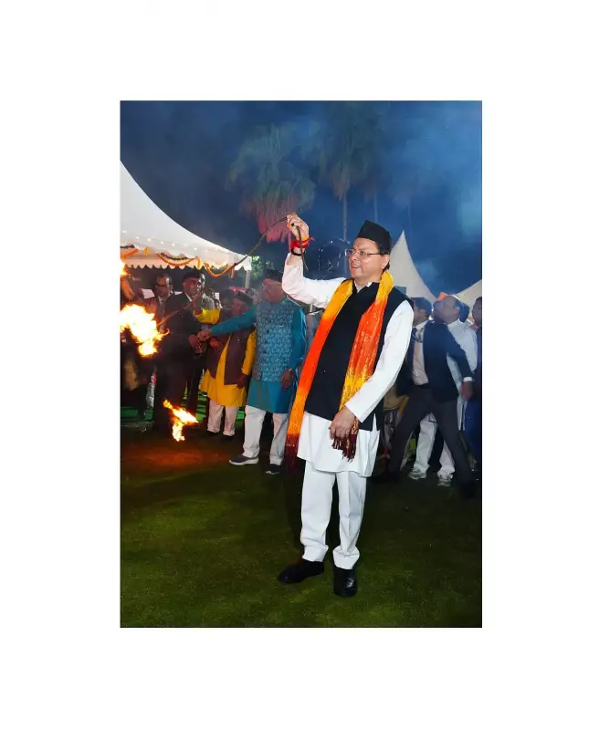 Bihar CM's Residence Glitters with Cultural Splendor During Iconic Igas Festival Celebration