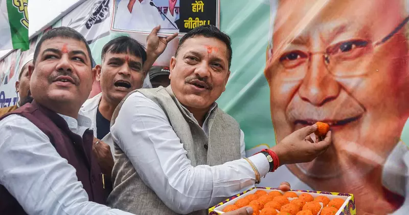 Bihar Elections 2025: NDA Supporters Celebrate Landslide Victory