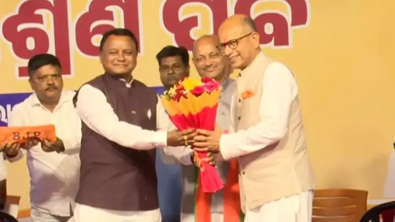 BJD Rajya Sabha MP Amar Patnaik Joins BJP in Major Political Shift Ahead of Elections
