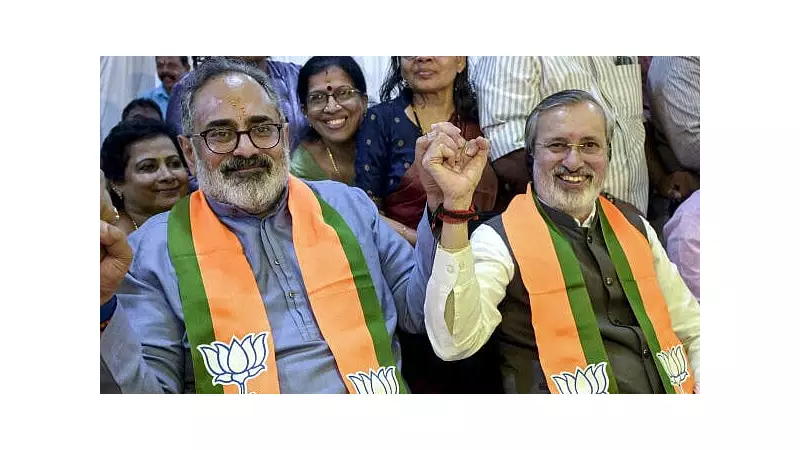 BJP Councillors in Thiruvananthapuram Begin Term with Temple Visit & Rally