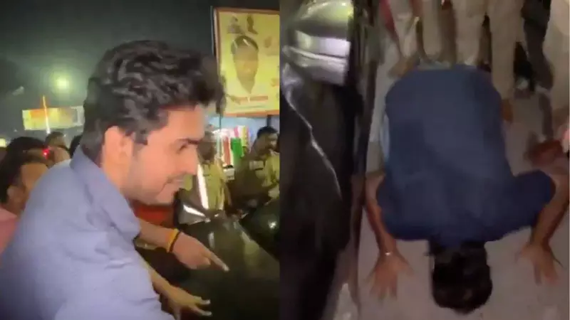 BJP Leader Arrested After Viral Video Shows Him Forcing Man to Kneel in Parking Dispute | Delhi News