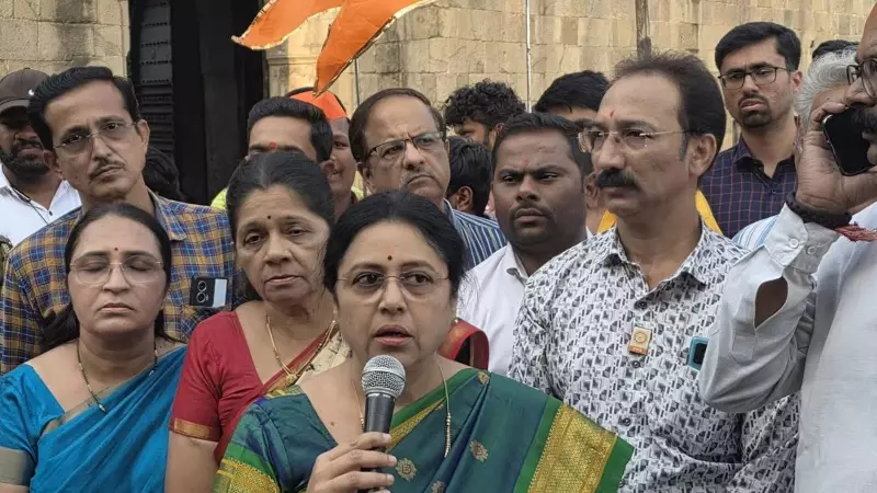 BJP MP Medha Kulkarni Performs 'Purification' Ritual at Shaniwarwada After Namaz Offering Sparks Controversy | Pune News