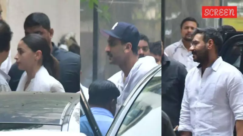 Bollywood Stars Pay Respects: Ajay Devgn, Ranbir, Alia Visit Dharmendra's Family