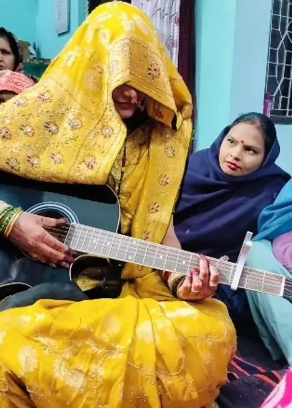 Bride's Veiled Guitar Performance of SRK Song Sparks Online Debate