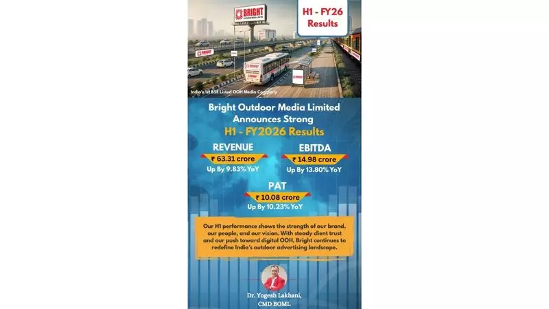 Bright Outdoor Media Reports Strong H1 FY26 Results with 22% Revenue Growth